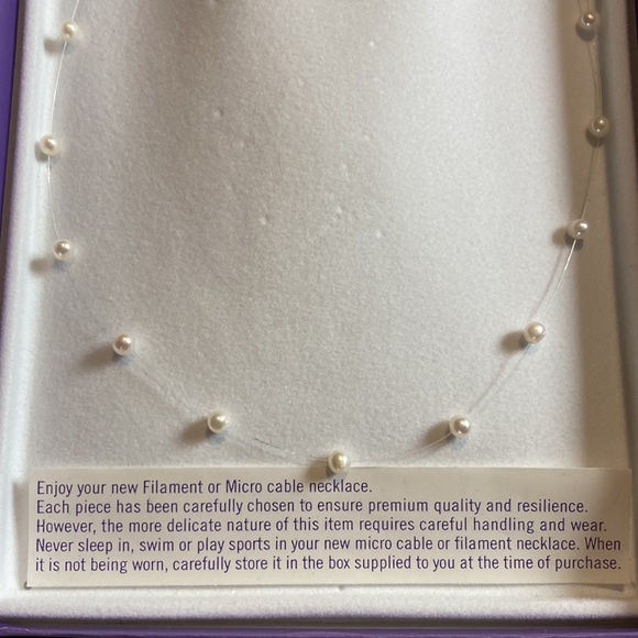 BNIB Ben Moss pearl micro cable necklace ~18 inches in length. Stunning!! - Picture 2 of 4